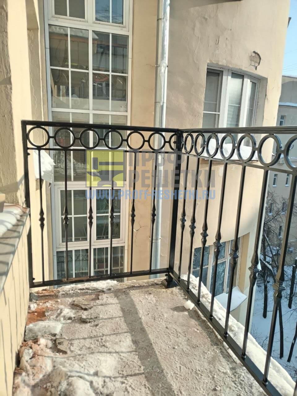 Балконное ограждение. Москва, проспект Мира