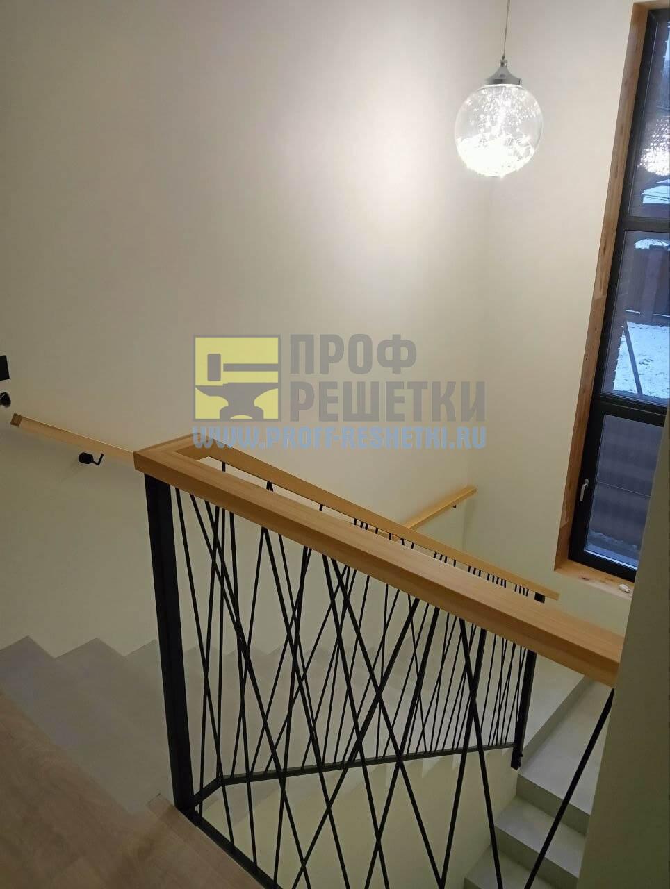 Сварная перила хаус. Старая Купавна 5