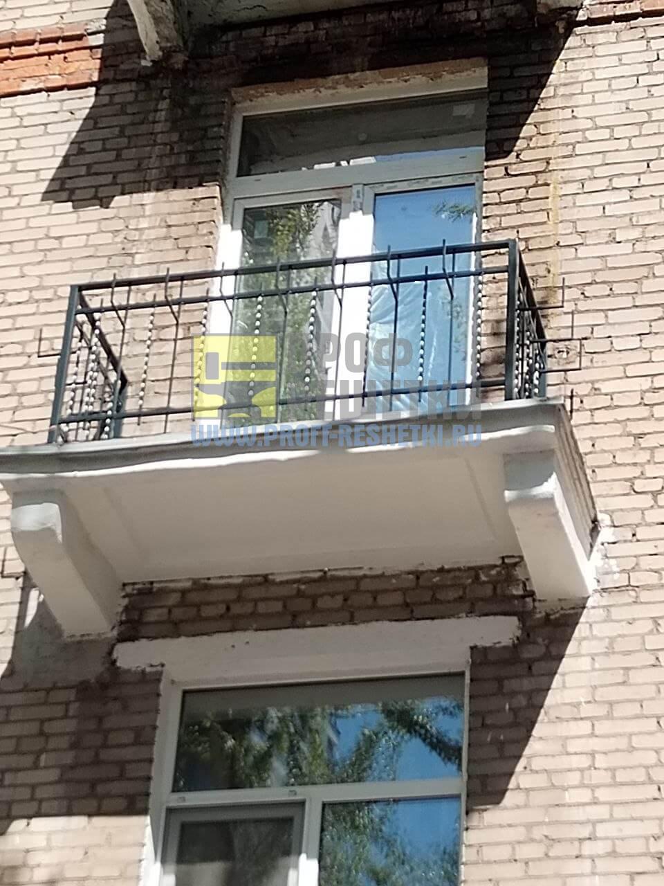 Балконное ограждение. улица Бажова 3